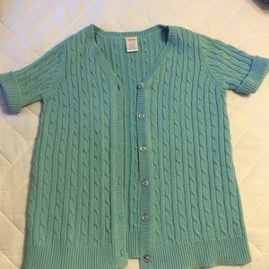 Girls short sleeve cardigan